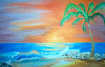 "atardecer en la...