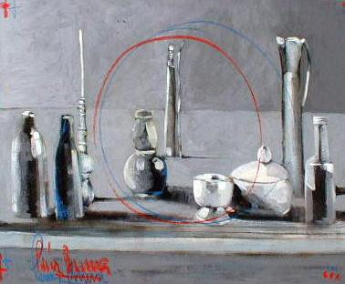 Serie de las naturalezas muertas "homenaje a Morandi I"