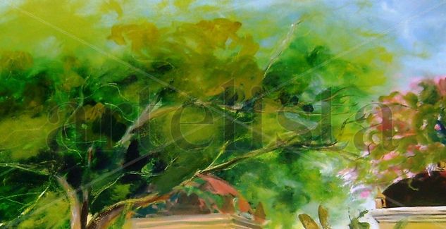 A MI PUEBLITO                        DETALLE Oil Canvas Landscaping