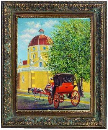 catedral de santiago de los caballeros Oil Canvas Landscaping