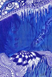 Retrato azul