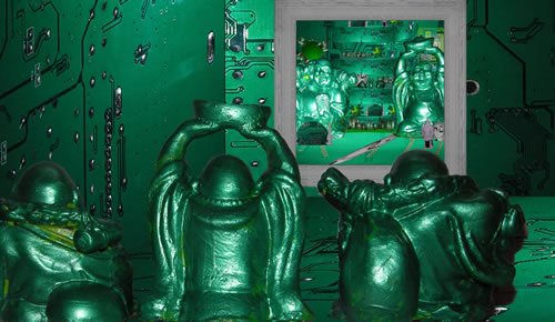 Holbein´s anamorphosis reloaded (los embajadores II) (para Xperimentarte II 2009)