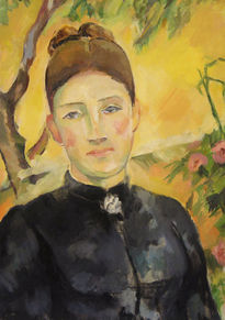 Señora de Cezanne....