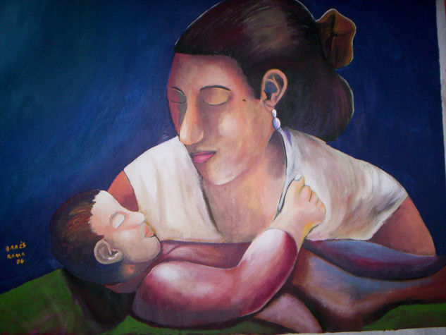 la madre orijinal Yasoda Oil Canvas