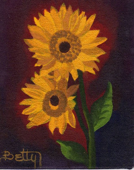 GIRASOLES Oil Canvas Landscaping