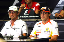 Alonso y button