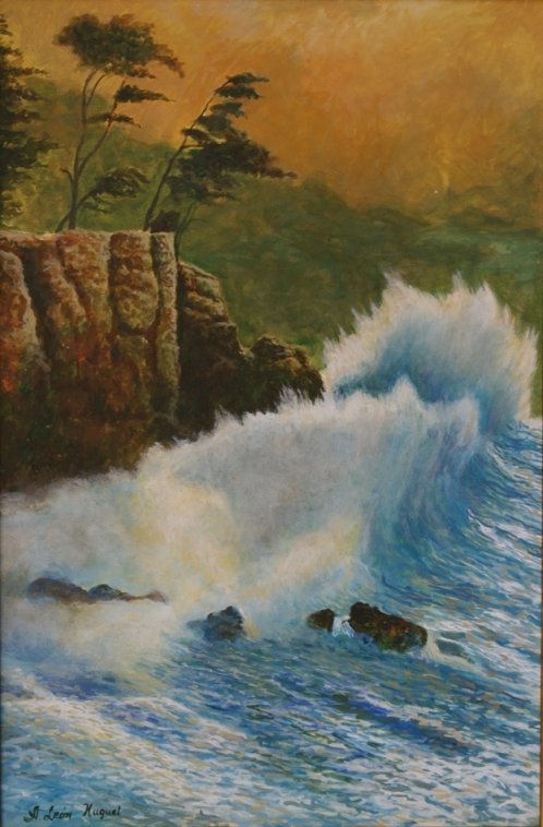 MAR BRAVA Y ACANTILADO