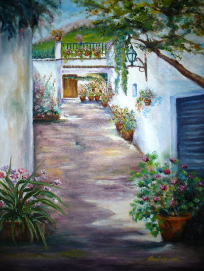 Callejón andaluz Oil Textile Landscaping