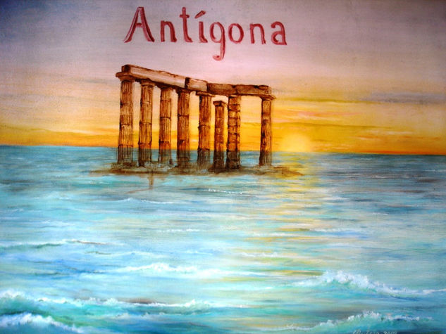 Antígona Oil Panel Landscaping