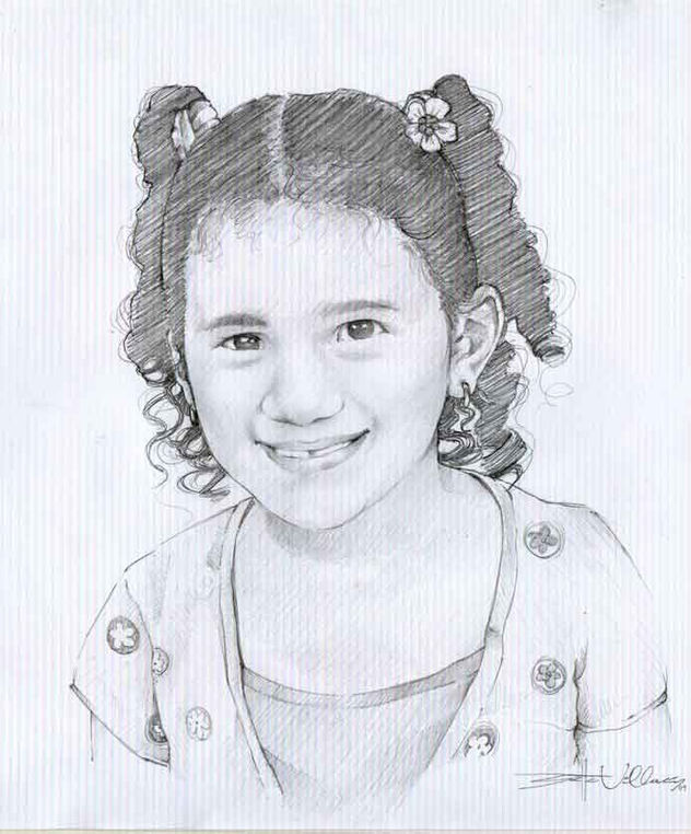 retrato grafito