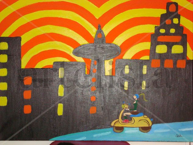 ciudad Acrylic Canvas Others