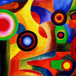 pintura geométrica abstracta thumbnail 2