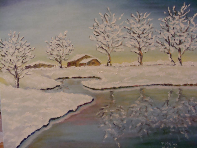 invierno Oil Canvas Landscaping