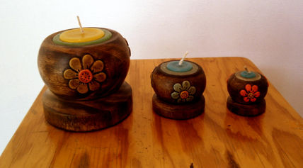 Velas madera
