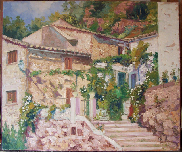 Rincon de Bunyola Oil Canvas Landscaping