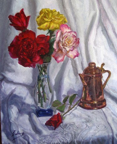 Rosas Oil Canvas