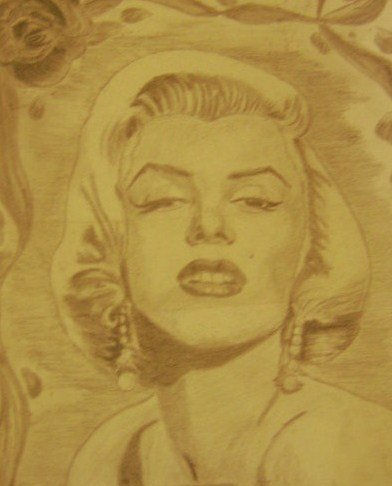 Marilyn Graphite Paper Landscaping