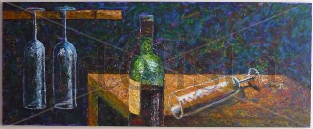 A TU SALUD! Oil Canvas Still Life Paintings