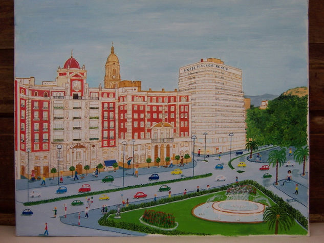 Malaga Oil Canvas Landscaping