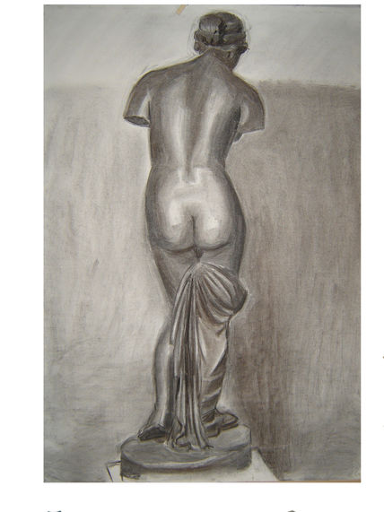 Escultura mujer de...