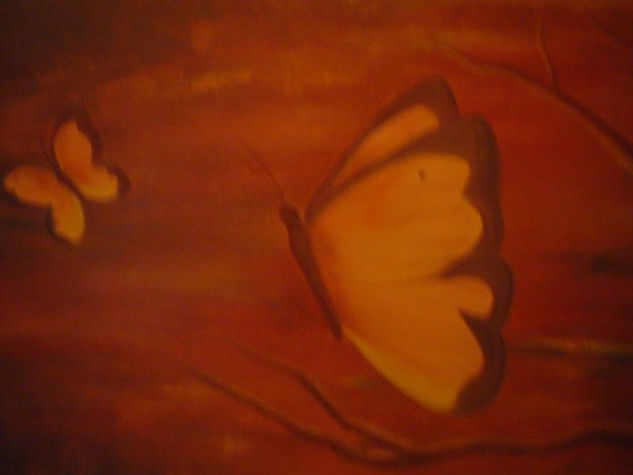 Mariposas nocturnas Oil Canvas Landscaping