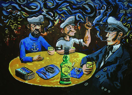 Marineros en el bar