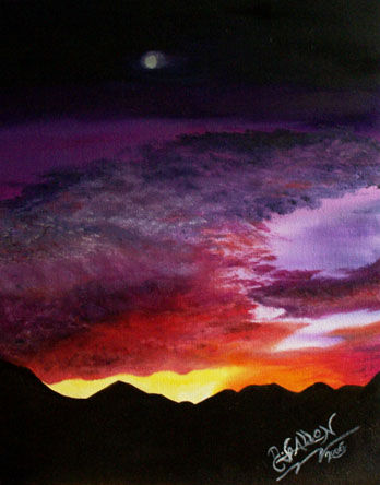 atardecer Oil Canvas