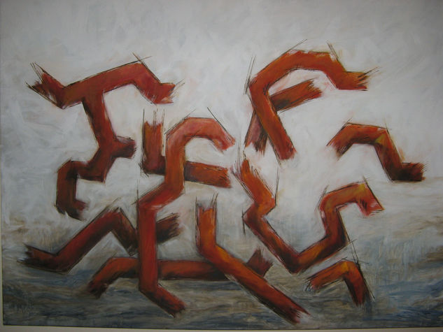 En movimiento Oil Canvas Others