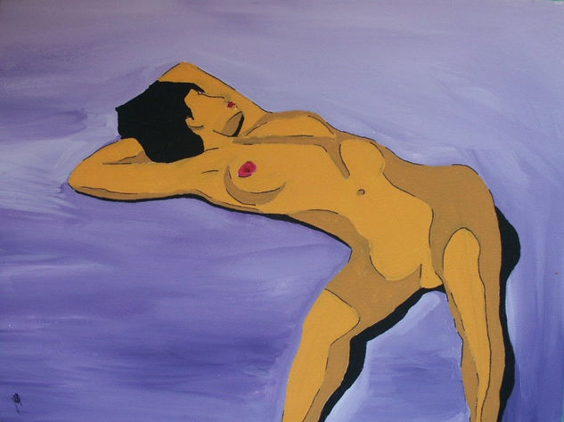 97 Acrylic Canvas Figure Painting