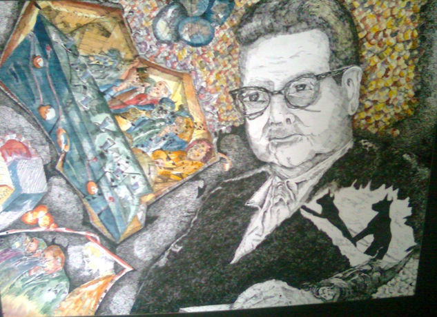 Allende y las bestias Mixed Media