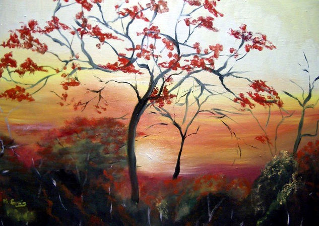 PAISJE DE MALAWI Oil Canvas Landscaping