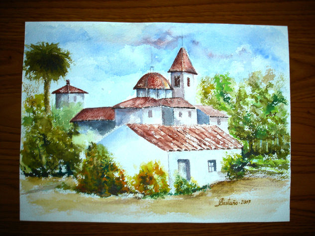 Hacienda andaluza Watercolour Paper Landscaping