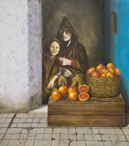 Vendiendo fruta