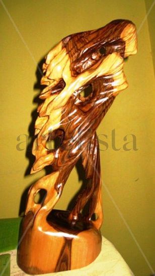 Dama del manglar Wood Abstract