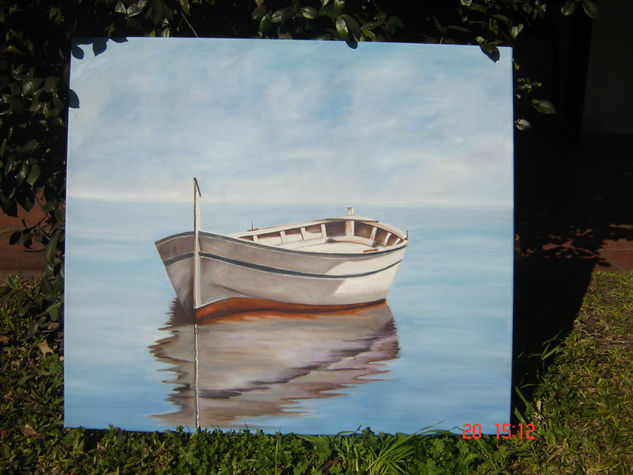 Bote (copiaduarte) Oil Canvas Landscaping