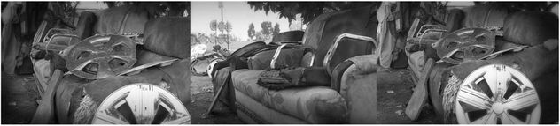no lugares