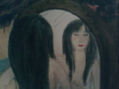 detalle autorretrato meditativo