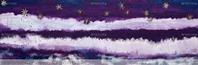 noche estrellada Acrylic Canvas Landscaping