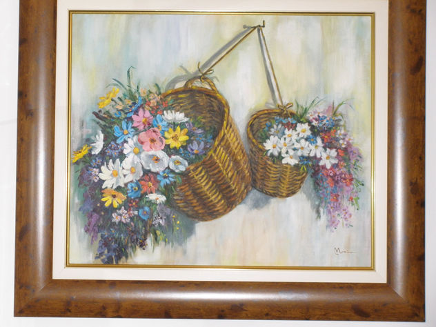 cistells amb flors