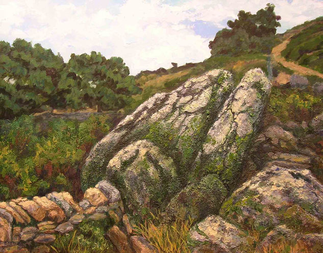 Rocas Acrylic Canvas Landscaping