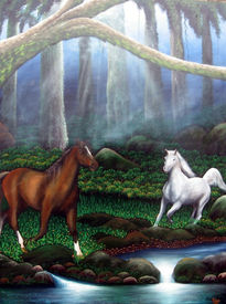 Los caballos del rio