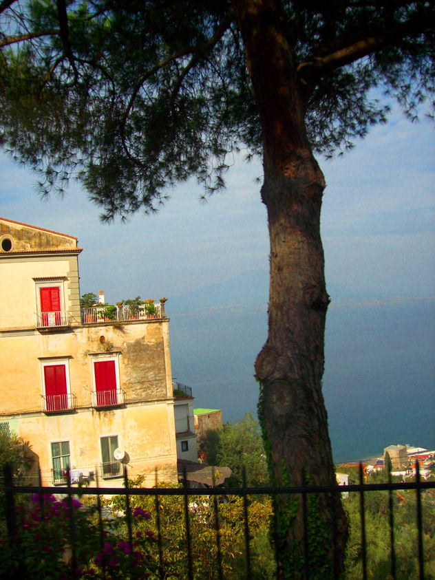 Camino a Sorrento (italia)