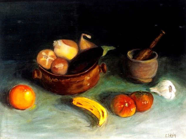 Bodegón 1 Oil Canvas Still Life Paintings