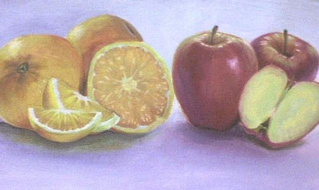 bodegon de frutas