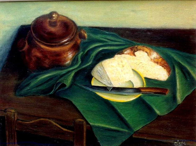 Bodegón 3 Oil Canvas Still Life Paintings