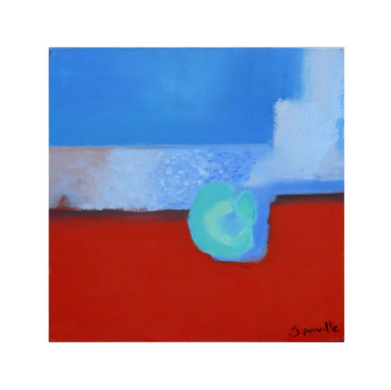 Azul contracturado Oil Canvas Others