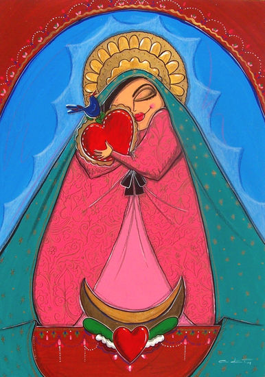 La Guadalupanita Acrílico Tabla Figura