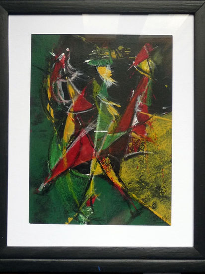 Suena en esta noche un tango lerdo... Mixed media Paper Others