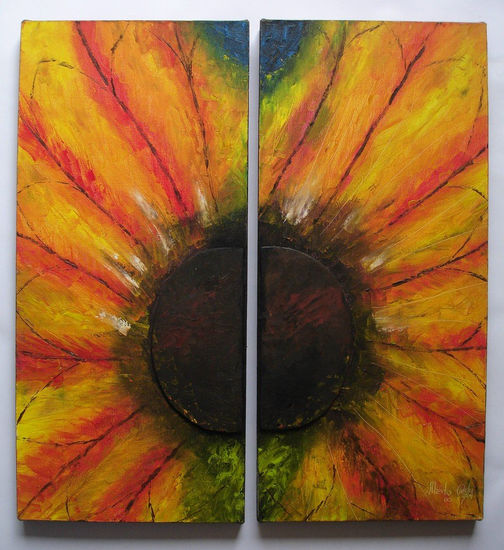 AMOR DE PRIMAVERA Oil Canvas Floral Painting