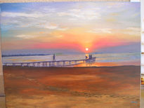 Amanece en el mar...